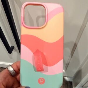 Loopy Case Wavy Pastel Phone Case - Pink, Orange, Mint